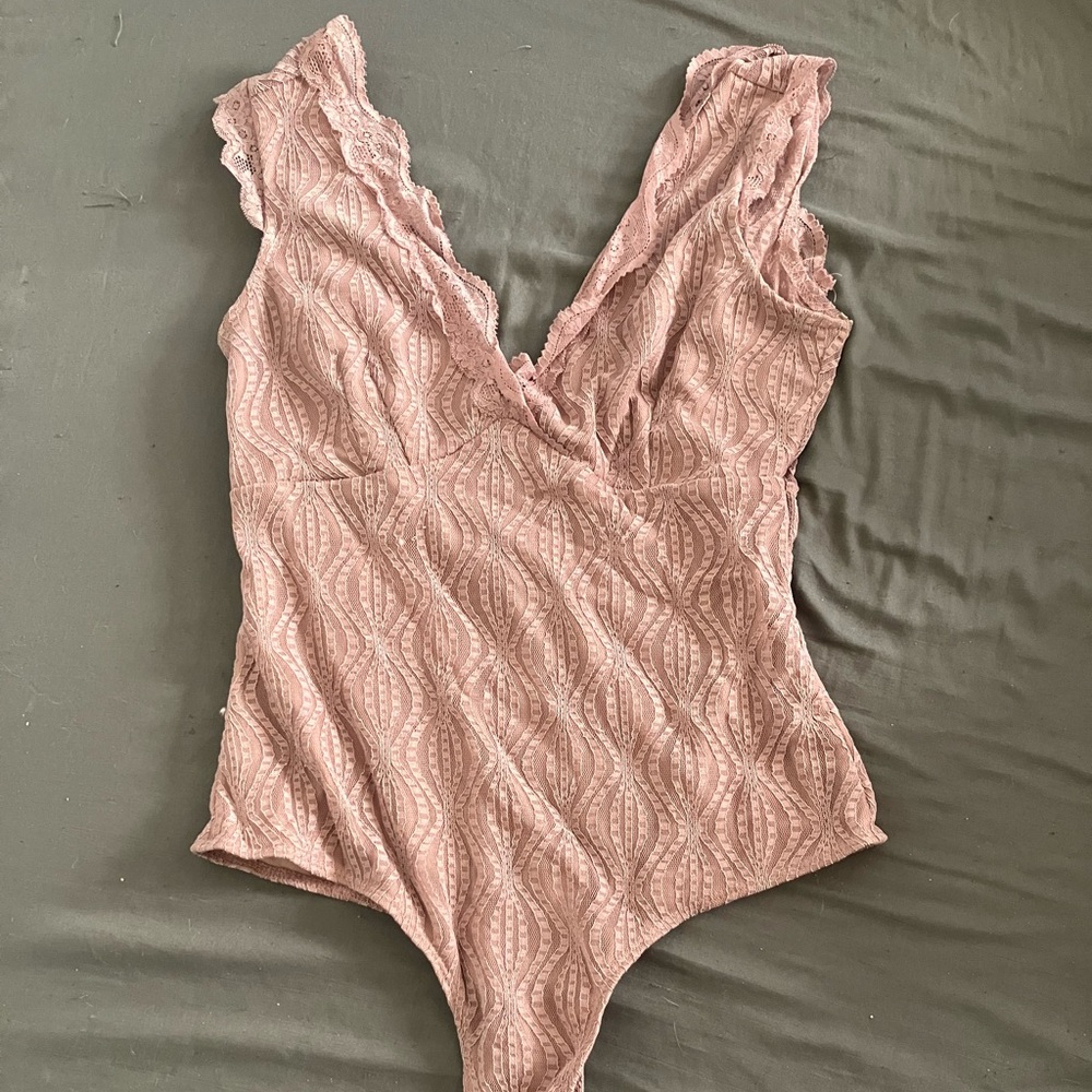 Lavender lace bodysuit